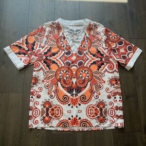 NWOT Hippie Patterned Costume Shirt